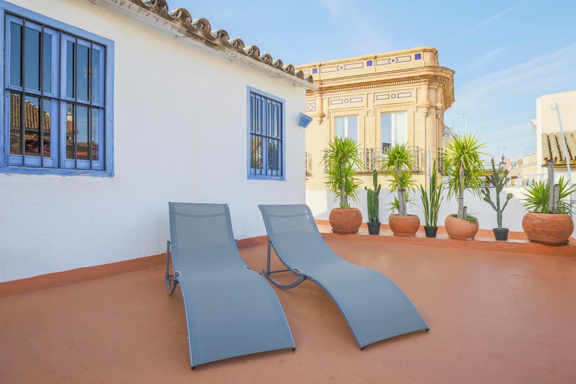 Descubrehome Penthouse Santa Cruz, Private Terrace Sevilla Eksteriør bilde