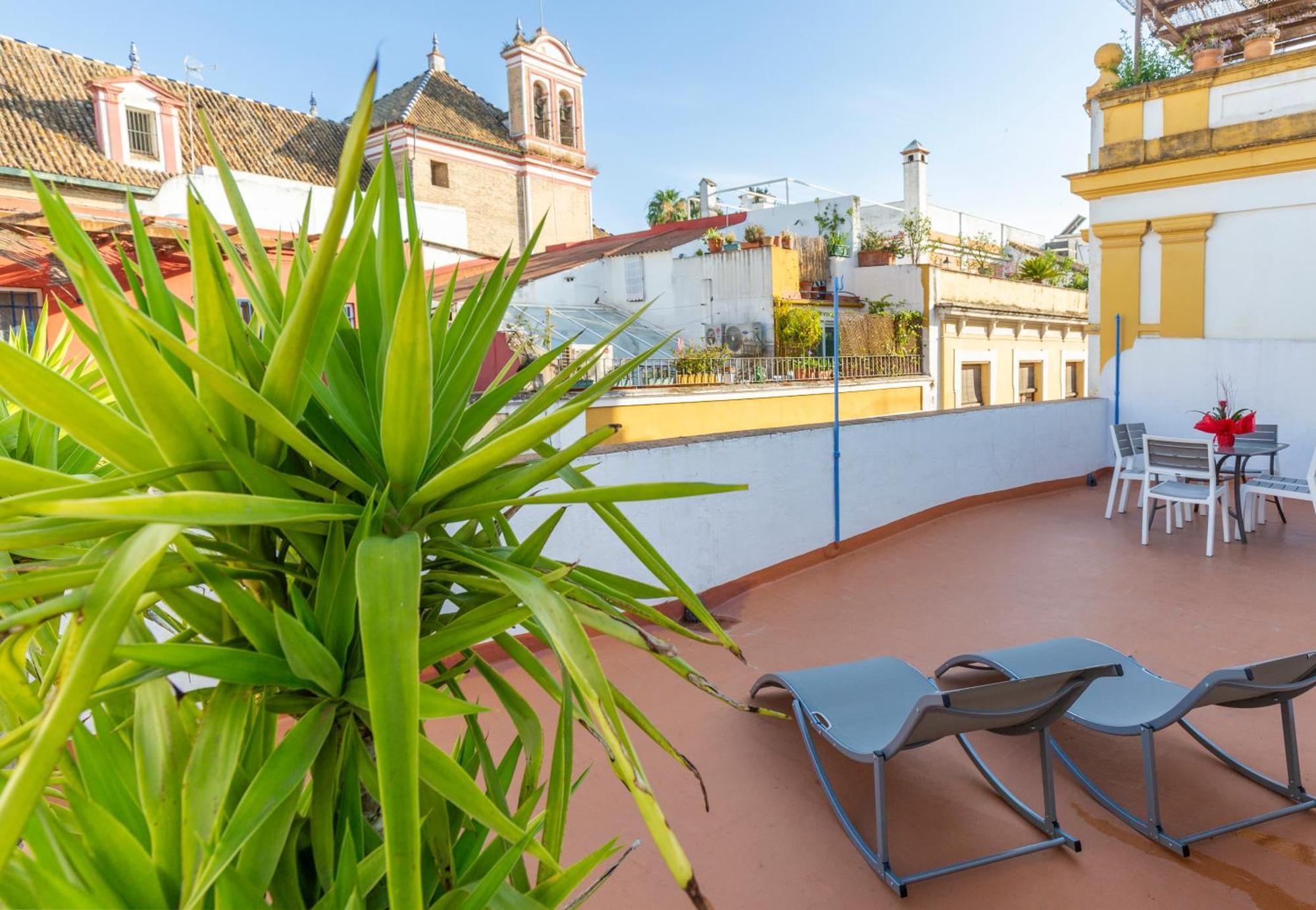 Descubrehome Penthouse Santa Cruz, Private Terrace Sevilla Eksteriør bilde
