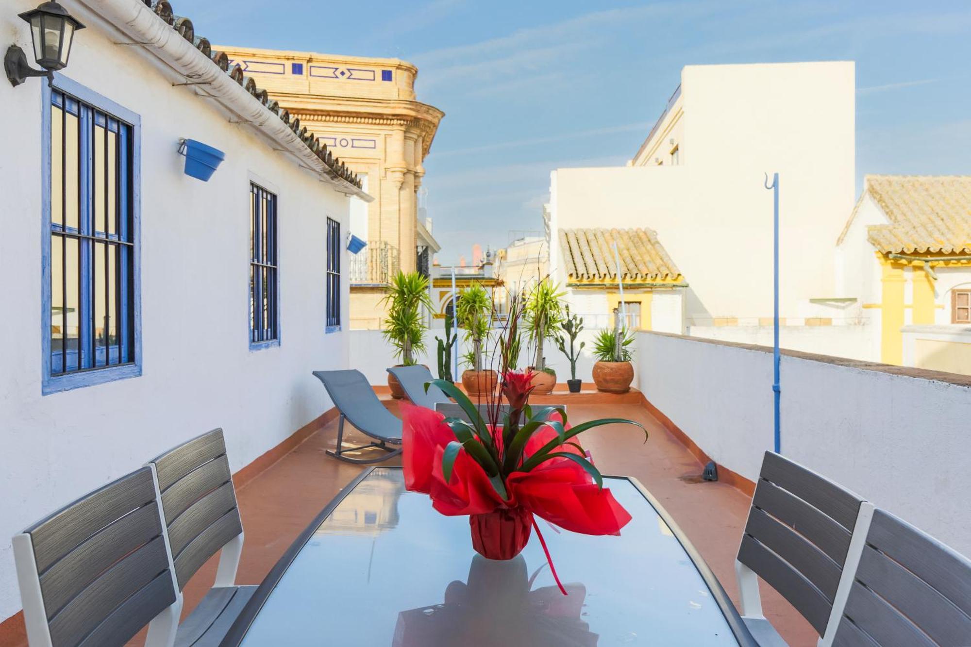 Descubrehome Penthouse Santa Cruz, Private Terrace Sevilla Eksteriør bilde